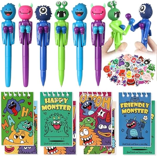 51Qyk0KIB1L._AC_US600_.jpg Monster Party Mitgebsel Kindergeburtstag mit Kreativ Boxspielzeug-Stift