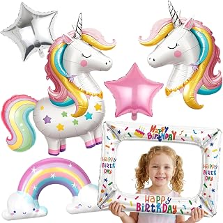 71nCHNFYfzL._AC_UL320_.jpg Einhorn Kindergeburtstag Deko Mädchen Einhorn Luftballon